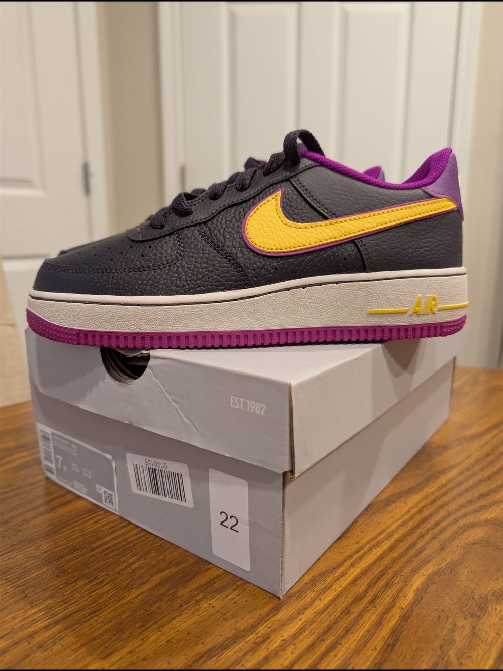 Nike Air Force 1 GS 'Lakers Alternate' | Purple